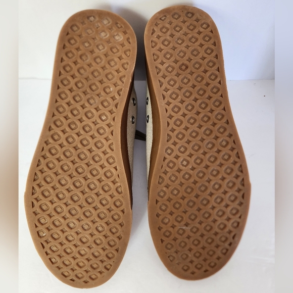 Mutual Weave Men's Canvas Khaki Feelon Memory Foam Lace-up Sneakers, Sz 10.5 - Picture 5 of 16